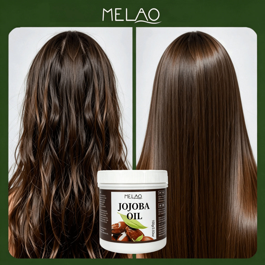 MELAO Pure Jojoba Oil 100g - Natural Moisturizer for Face, Hair & Body, Deep Hydration, Multipurpose Skin & Hair Care