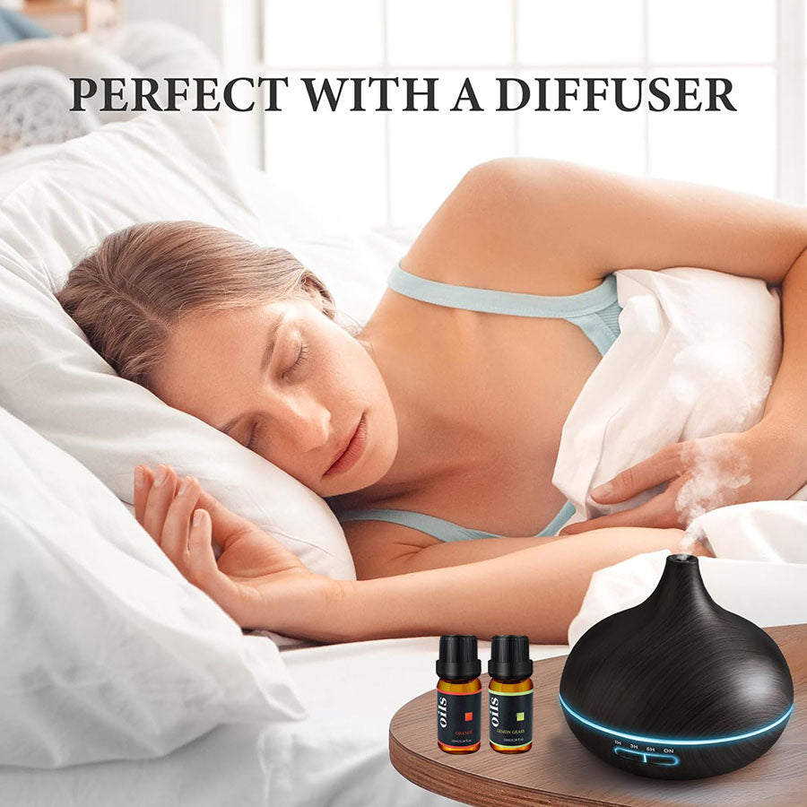 8 Kinds Of Essential Oils, MELAO Aromatherapy Essential Oil Kit For Diffuser, Humidifiers, Massage, Aromatherapy, Candle Making, Skin And Hair