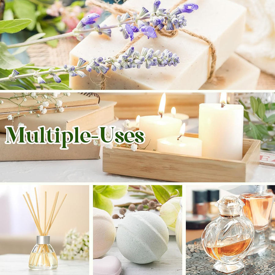 8 Kinds Of Essential Oils, MELAO Aromatherapy Essential Oil Kit For Diffuser, Humidifiers, Massage, Aromatherapy, Candle Making, Skin And Hair
