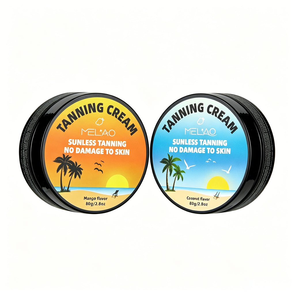 2 Pack MELAO Tanning Cream Mango + Coconut Flavor 80g*2