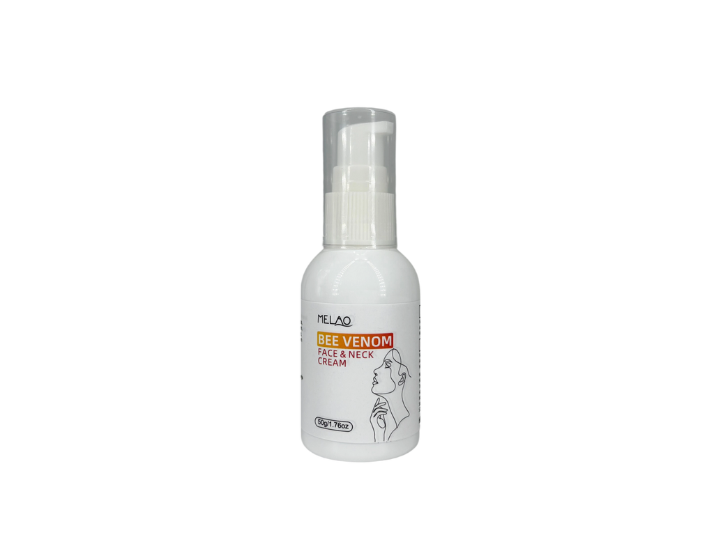 Bee Venom Face & Neck Cream, MELAO Anti-Aging Firming Cream with Bee Venom, Reduces Wrinkles & Fine Lines, Tightens & Lifts Skin, for Younger Looking Face & Neck, Intense Hydration, Nourishing Formula, 50g/1.76oz