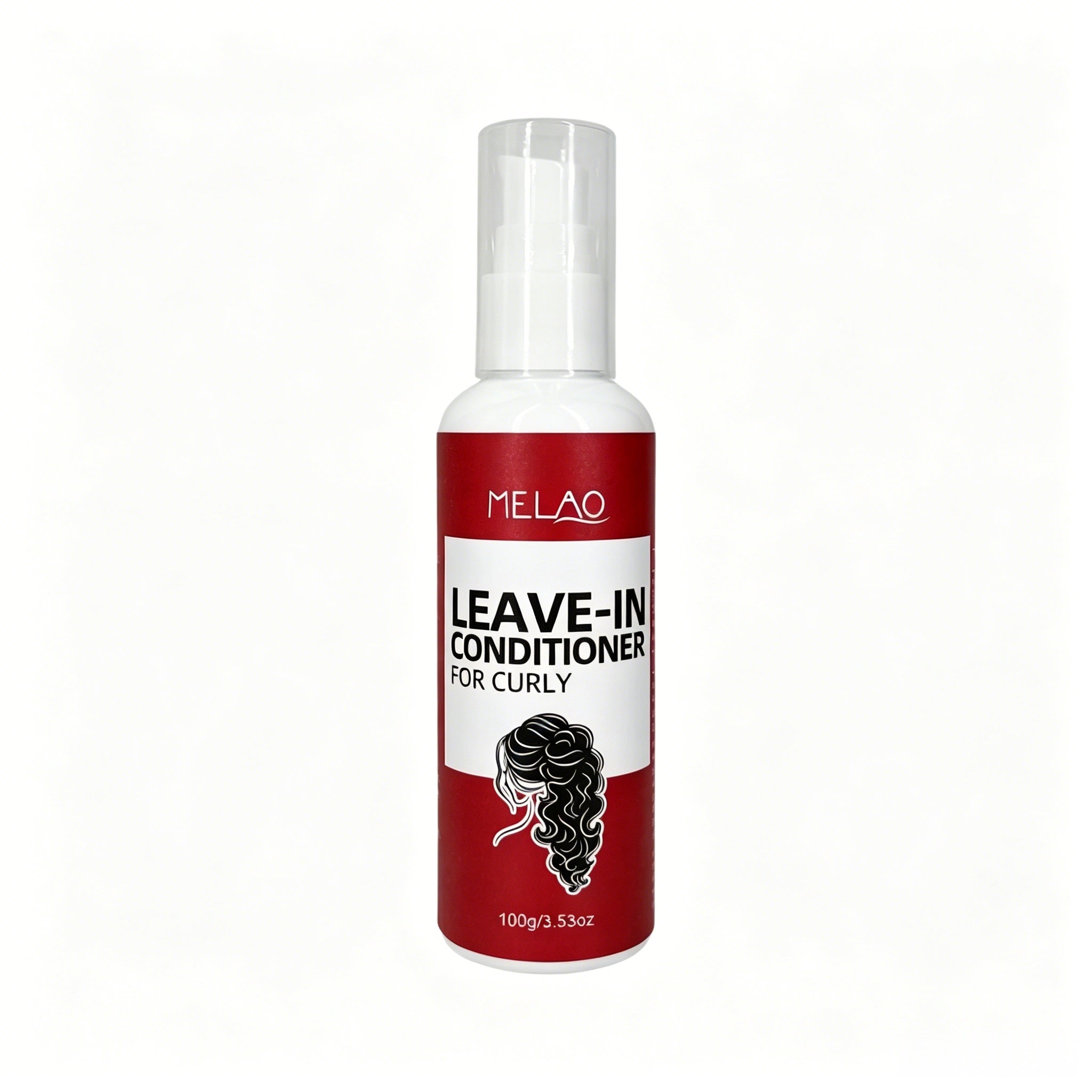 LEAVE IN CONDITIONER FOR CURLY HAIR, MELAO Curl Defining & Hydrating Leave-In Conditioner, Tames Frizz, Adds Shine & Softness, with Honey & Oat Extract, for All Curl Types, 100g/3.53oz