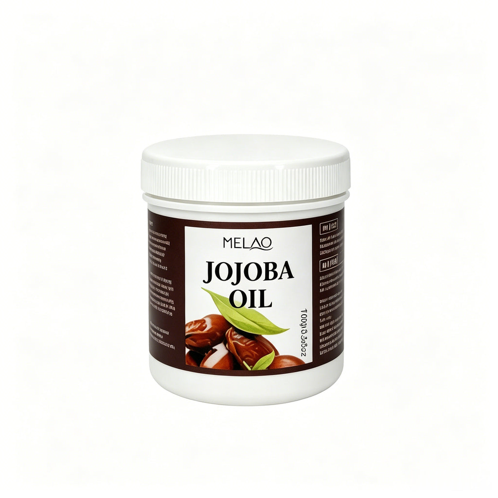 MELAO Pure Jojoba Oil 100g - Natural Moisturizer for Face, Hair & Body, Deep Hydration, Multipurpose Skin & Hair Care