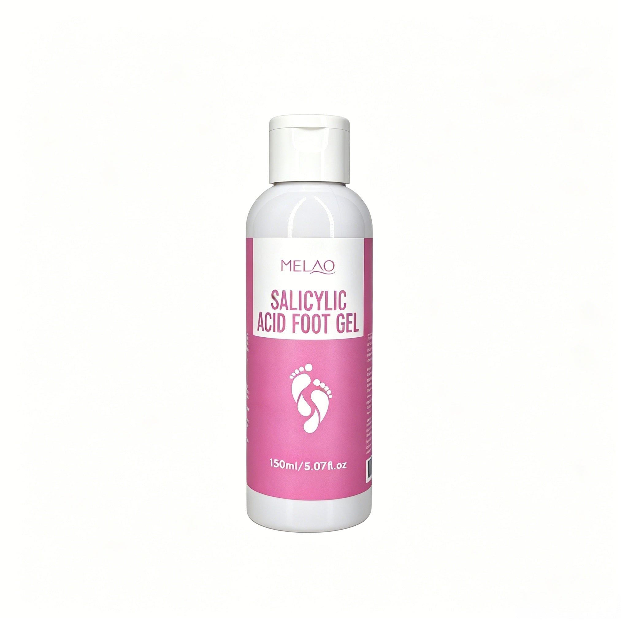 MELAO Salicylic Acid Foot Gel - Dead Skin & Callus Remover, Exfoliating Treatment for Rough Cracked Feet, Softens Heels, 150ml